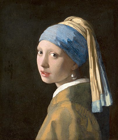 Girl with a Pearl Earring, by J. Vermeer, 1665