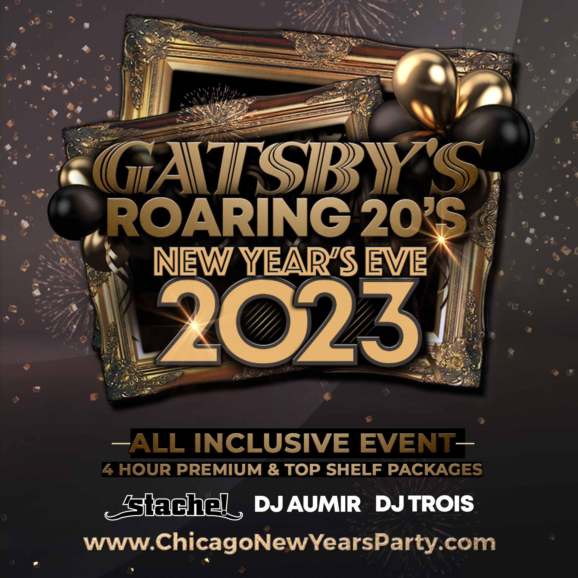 Gatsby’s Roaring 20’s New Year’s Eve Party 2024 at JW Marriott Chicago